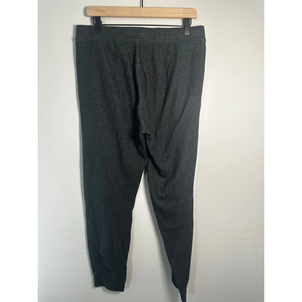 J.Crew Mens Authentic Fleece Slim Fit Textured Sweatpants Charcoal Gray Size M‎